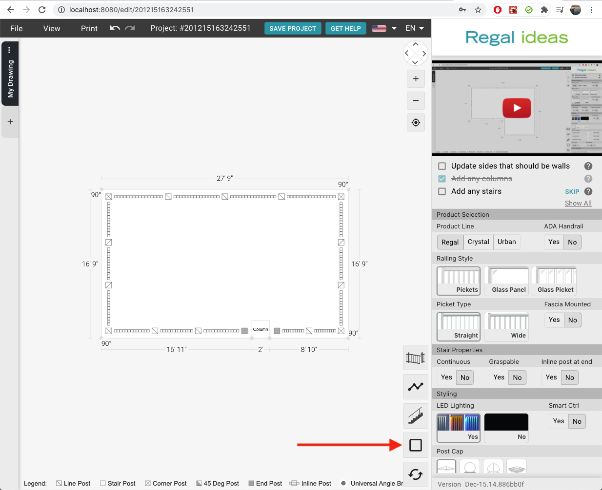 Working with Columns | Regal Ideas Design Tool